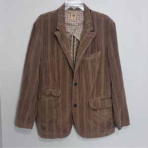Tre Vero Tan Corduroy Blazer